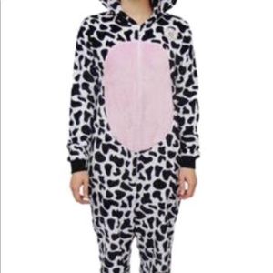Unisex Adult Onesie Cow Design
